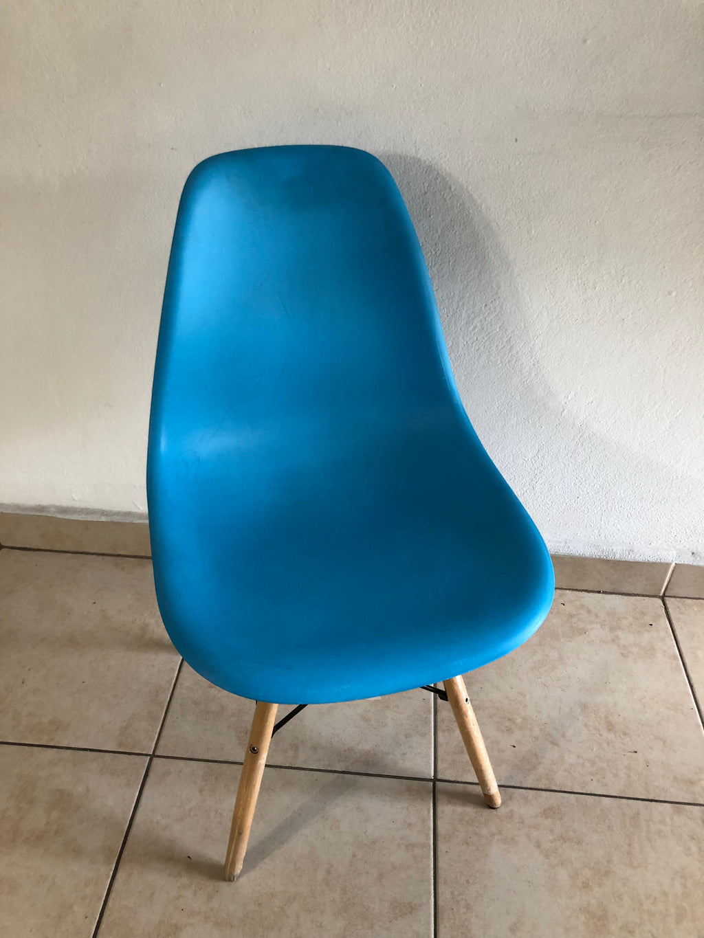 Silla Wood Azul