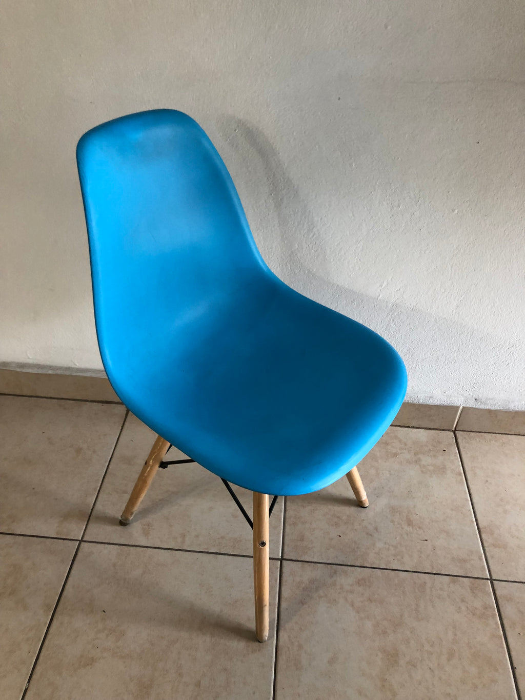 Silla Wood Azul