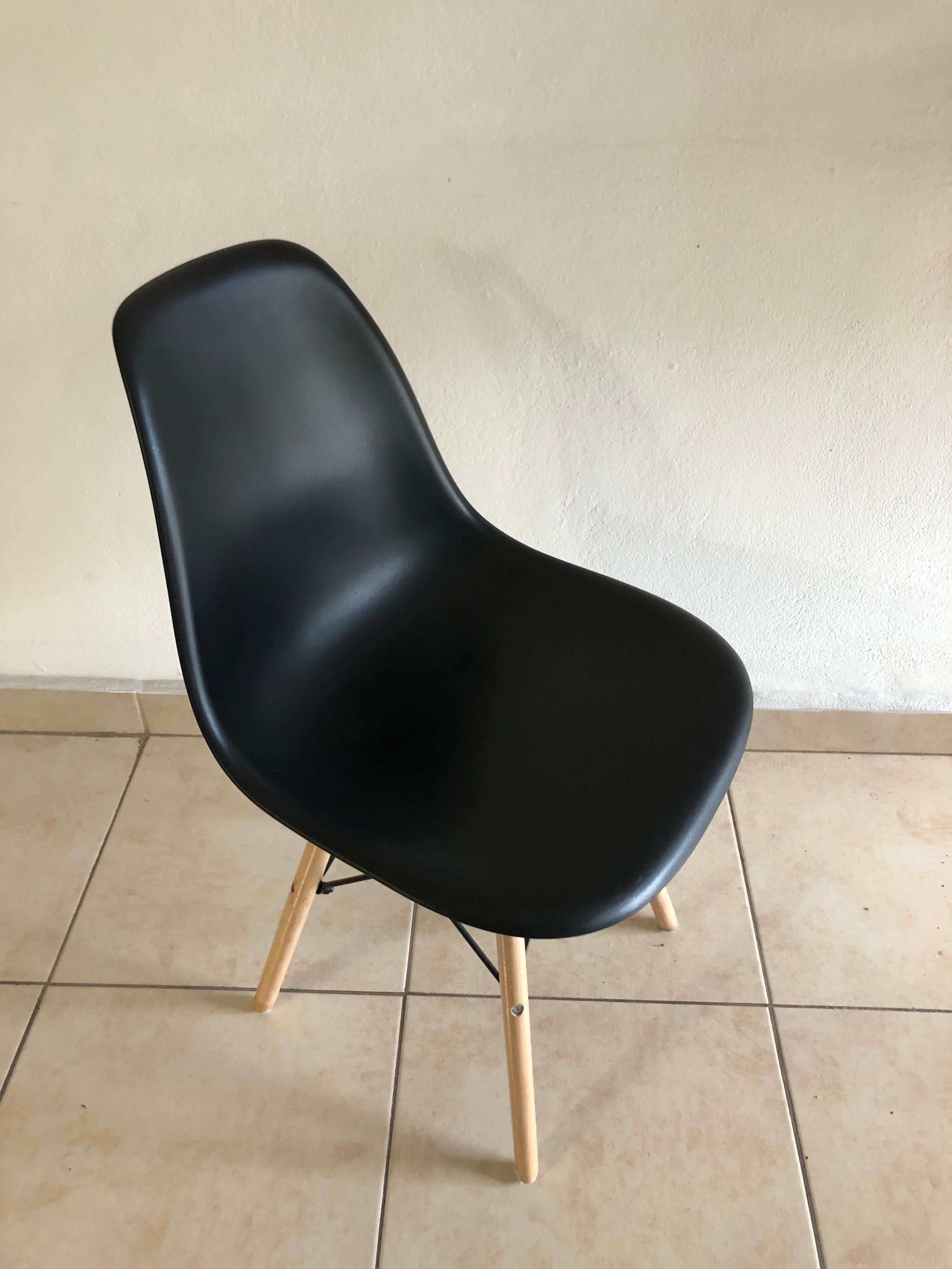 Silla Wood Negro
