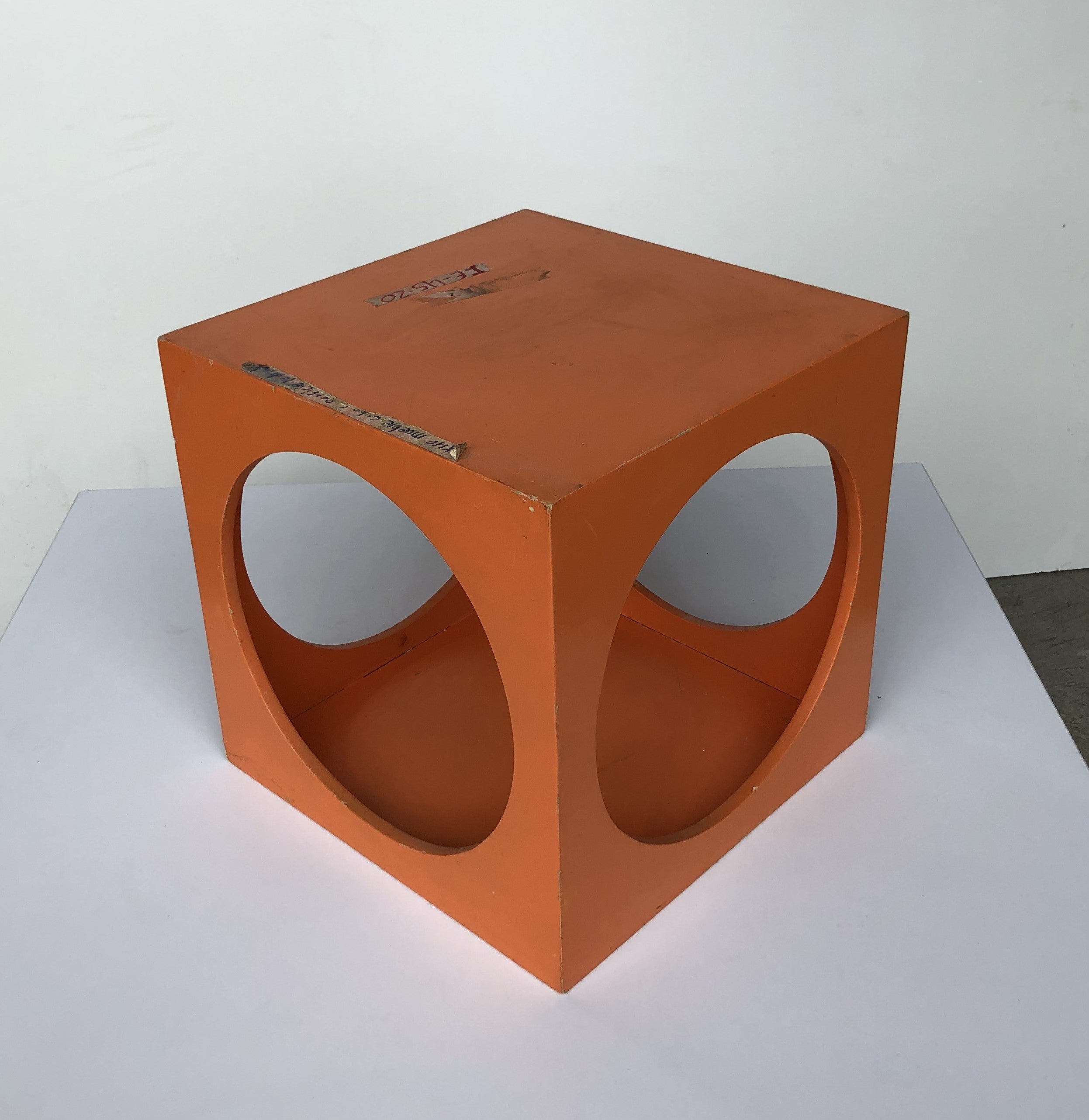 Cubo | Butaca Naranja